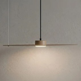 Lustră suspendată pe cablu PIATTO, 1xGX53/15W/230V, Ø 55 cm, bej