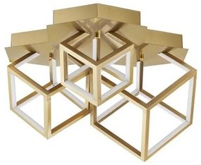 Lustra LED aplicata design modern geometric GABBIA auriu NVL-9818242