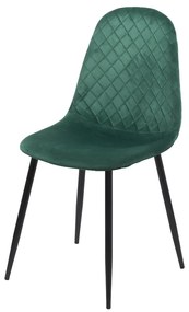 Scaun de bucatarie din catifea BUC 237X verde