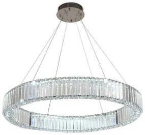 Lustră LED dimabilă pe cablu LED/50W/230V 3000-6500K crom + telecomandă