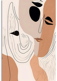 Tablou forme abstracte ale feței