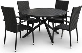 Set mobilier de grădină SIGRID + 4x PARIS