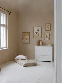 Comoda Royal alba cu 3 sertare