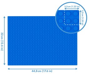 Placa de baza 28x20 Hubelino (albastru)