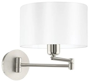 Aplică Eglo 33269 PASTERI 1xE27/60W/230V crom mat/alb