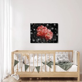 Tabloucu floare roz (70x50 cm)