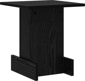 vidaXL Masă laterală Stejar Negru 35,5 x 35 x 40 cm Lemn compozit