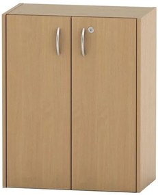 Comoda arhivare cu incuietoare culoare fag, 57 x 71 x 34 cm