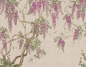 Fototapet, Wisteria Tree, Dusty Pink, Rebel Walls