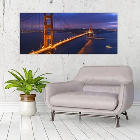 Tablou - Podul Golden Gate (120x50 cm)