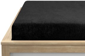 Cearsaf frote negru 120 x 200 cm
