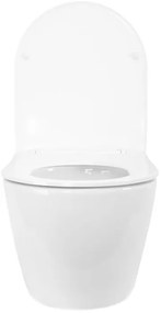 Vas WC suspendat Rea Carlo Mini Tornado NF alb