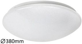 Plafoniera LED design modern Lucas alb 38cm