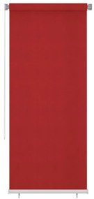 Jaluzea tip rulou de exterior, 100 x 230 cm, rosu 100 x 230 cm