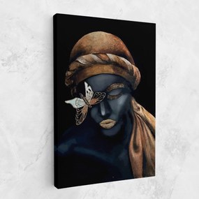 Tablou Canvas, 20x30cm, Dormitor si Living, Femei, Porterete, Butterfly Lady