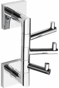 SAPHO XQ204 X-Square triplu pivotant, cromatat