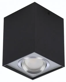 Spot aplicat tavan/plafon stil modern ELOY 1 Black/Alu
