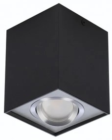 Spot aplicat tavan/plafon stil modern ELOY 1 Black/Alu