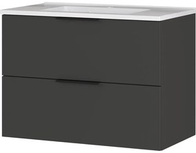 Set mobilă de baie gri antracit Crandon – Germania