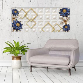 Tablou - Flori de diamant (120x50 cm)