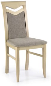 Scaun lemn tapitat Citrone stejar sonoma/Inari23