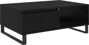 vidaXL Masă de cafea Stejar Negru 90 x 60 x 35 cm Lemn compozit