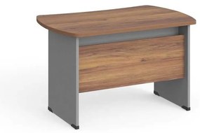 Masa de birou Manager 120 x 85 cm, nuca warmia / gri