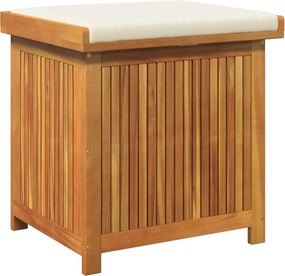 vidaXL Cutie de perne de exterior 60x50x61 cm din lemn masiv de salcâm