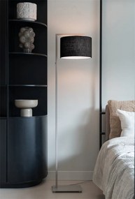 Lampa de podea Boston metal sand abajur negru