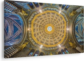 Tablou cu tavanul bisericii Siena (90x60 cm)