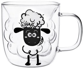 Cana pereti dubli Sheeps, sticla termo, 330 ml