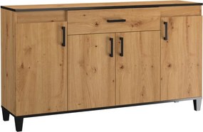 Comodă POLA 16 – 160x40x90 cm – Stejar Artisan