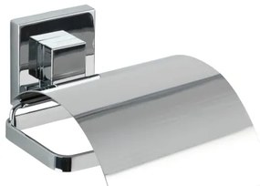 WENKO 22696100-Suport pentru hârtie igienică VACUUM-LOC QUADRO ED 13x14 cm crom lucios