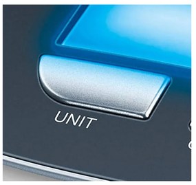 Cantar de bucatarie cu bol Beurer KS 25, 3 kg., 1,2 L, Afisaj digital, Incolor/Negru