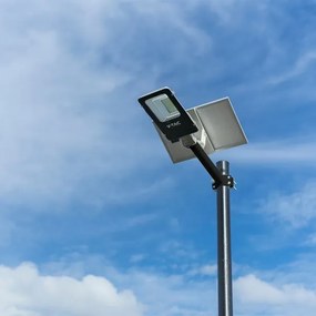 Lampă stradală solară LED reglabilă HYBRID LED/50W/230V 6500K IP65 + DO