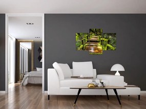 Tablou cu scări într-o pădure tropicală (90x60 cm)