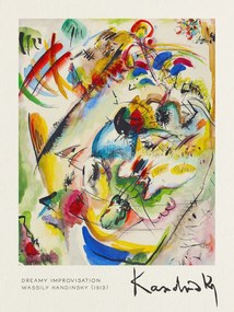 Artă imprimată Dreamy Improvisation - Wassily Kandinsky, (30 x 40 cm)