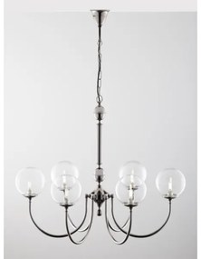 Lustră pe lanț Jupiter 2022 BRILLANTE 6xG9/10W/230V crom lucios