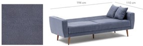 Canapea extensibila cu 3 Locuri Flento, 218 x 90 x 75 cm