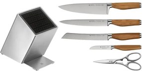 WMF - Set de cuțite de bucătărie GRAND WOOD, 6 piese, cu suport