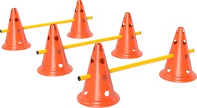 PawHut Set Agility pentru câini 3 piese echipament pentru antrenament set de obstacole cu 6 conuri 3 obstacole geantă | Aosom Romania