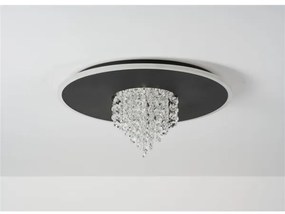 Searchlight 21126-32BK - Plafonieră LED dimerizabilă DELUGE 20W/230V Ø 31,5 cm negru