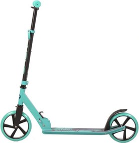 Trotineta din aluminiu NOVOKIDS™ Storm Scooter, maxim 100 kg, Functie Super Brake, Maner reglabil pe inaltime, Diametru roata 200 mm, Turquoise