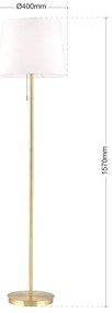 Lampadar/Lampa de podea design elegant LUDWIG alama antique