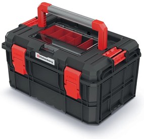 Cutie de scule A, 30,7 cm, organizator II, negru