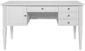 Birou elegant Ines alb L132 cm