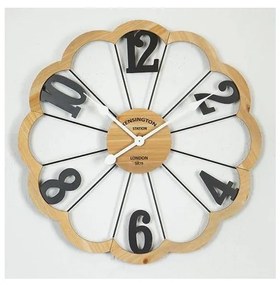 Ceas de perete 1xAA d. 60 cm bej/negru