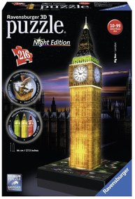 PUZZLE 3D BIG BEN, EDITIE LUMINOASA, 216 PIESE (RVS3D12588)