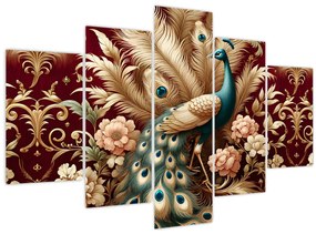 Tablou – Păun elegant (150x105 cm)