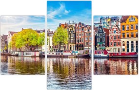 Tablou - Case dansatoare, Amsterdam (90x60 cm)